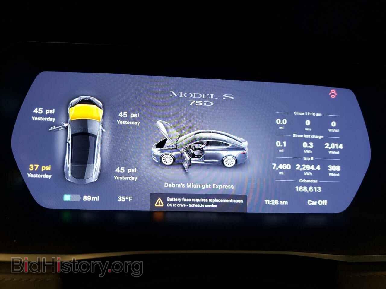2016 TESLA MODEL S - VIN: 5YJSA1E24GF152431 - Фото 9