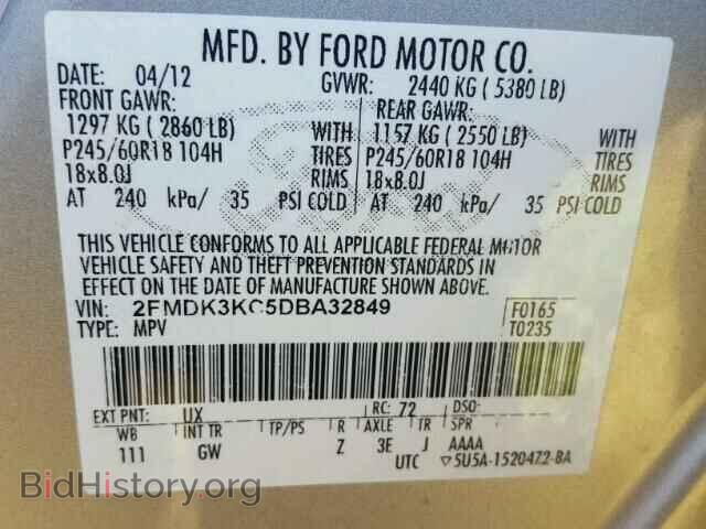 2013 FORD EDGE - VIN: 2FMDK3KC5DBA32849 - Photo 10