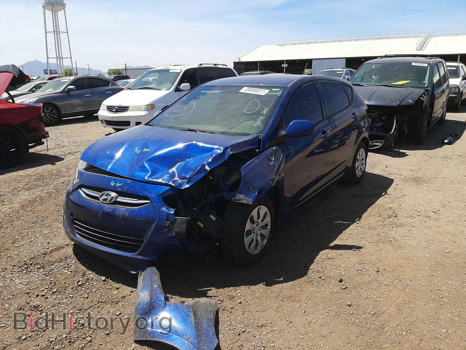 2016 HYUNDAI ACCENT - VIN: KMHCT5AE1GU265665 - Фото 2