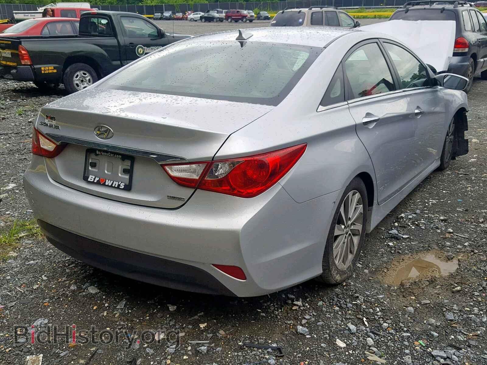 2014 HYUNDAI SONATA - VIN: 5NPEC4AC0EH890846 - Фото 4