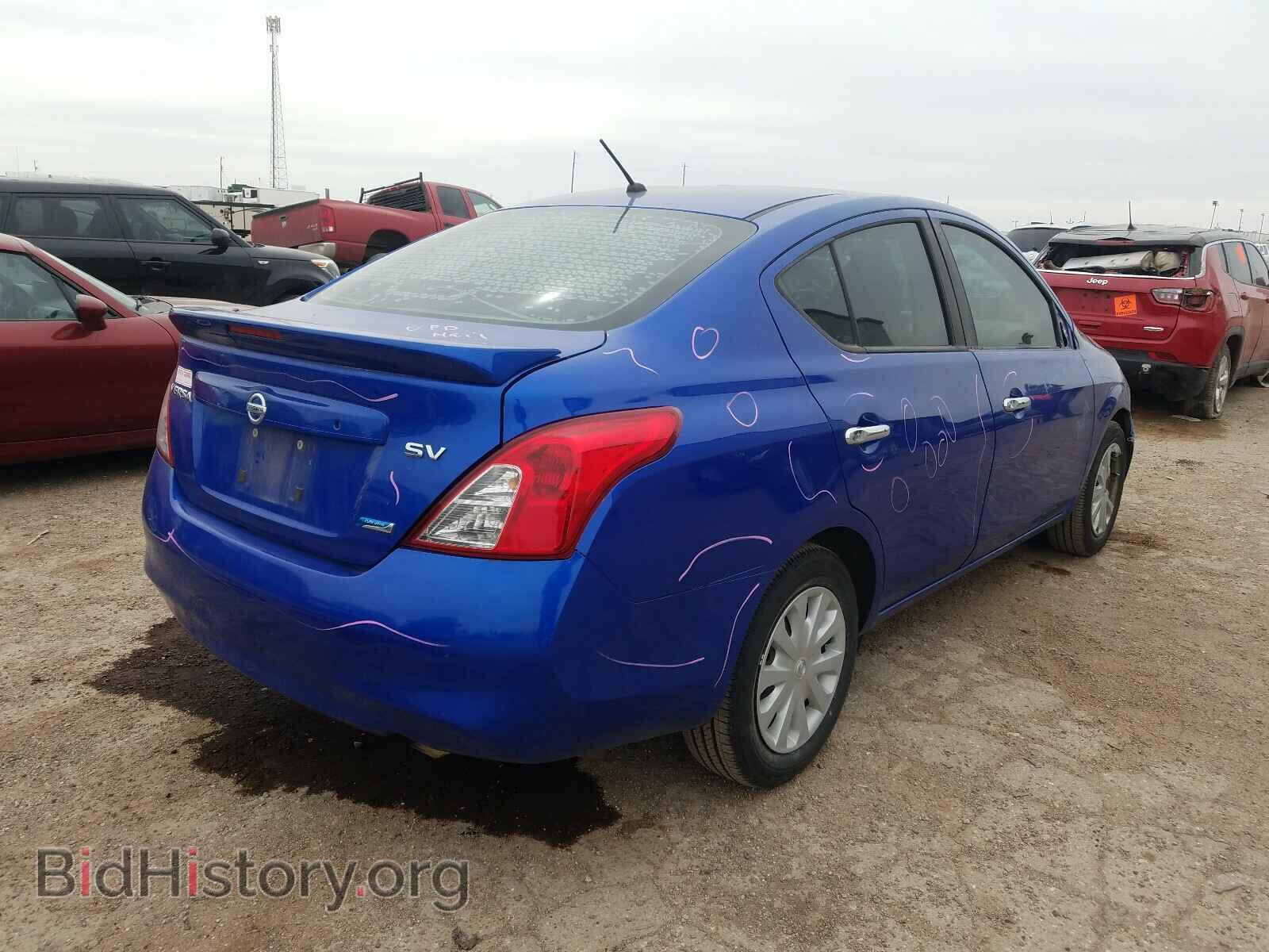 2013 NISSAN VERSA - VIN: 3N1CN7AP8DL868312 - Фото 4