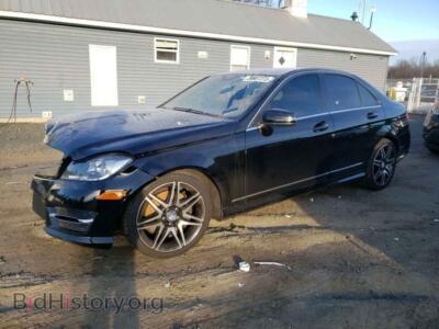 2013 Mercedes-Benz C-CLASS C 300 4MAT, black — VIN WDDGF8AB1DR244839, Copart