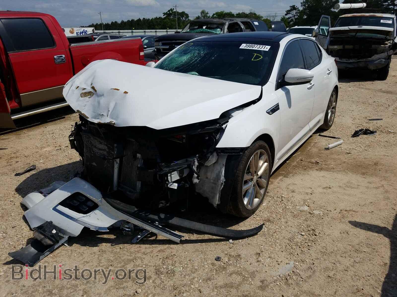2015 KIA OPTIMA - VIN: 5XXGR4A65FG452824 - Фото 2