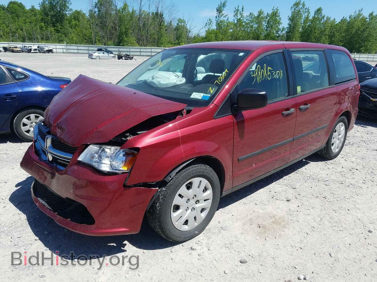 2014 DODGE CARAVAN - VIN: 2C4RDGBG2ER450728 - Фото 2