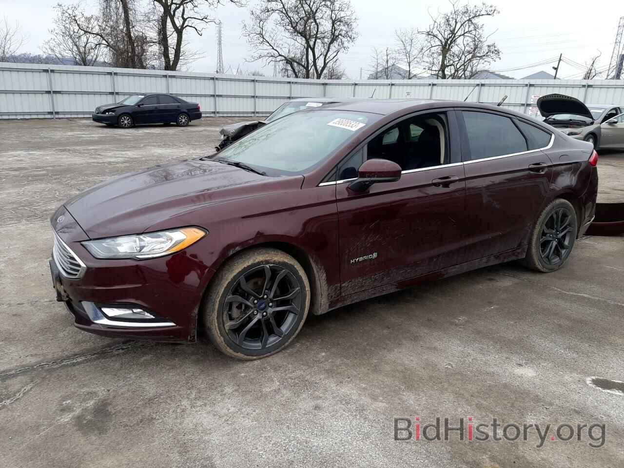 Photo 3FA6P0LU7JR120244 - FORD FUSION 2018