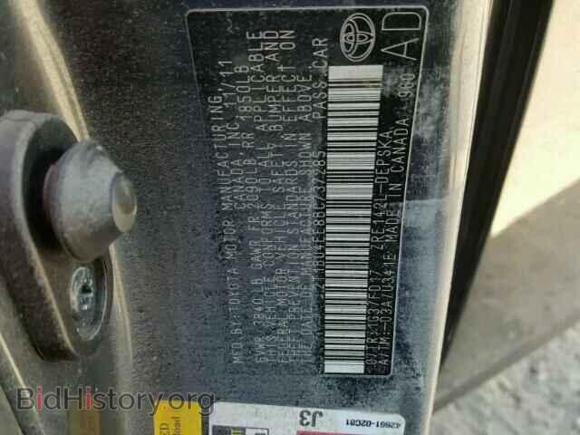 2011 TOYOTA COROLLA - VIN: 2T1BU4EE8BC737285 - Фото 10