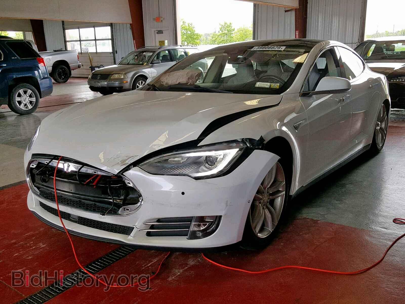 2015 TESLA MODEL S 70 - VIN: 5YJSA1S24FF095165 - Фото 2
