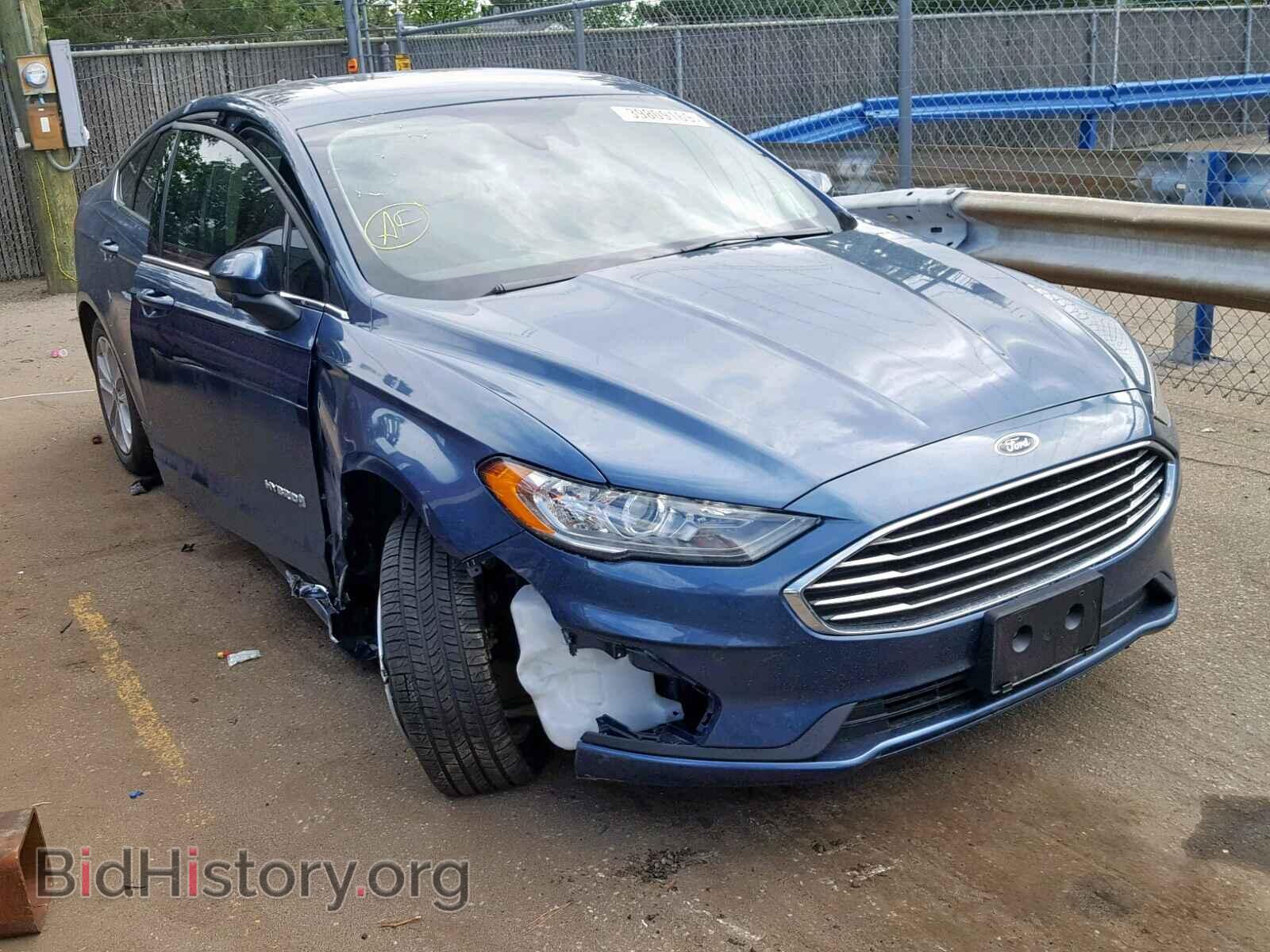 Фотография 3FA6P0LU8KR133845 - FORD FUSION SE 2019