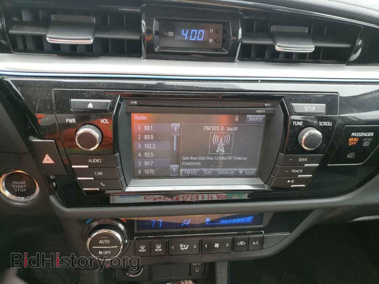 2014 TOYOTA COROLLA - VIN: 5YFBURHE1EP067849 - Фото 9