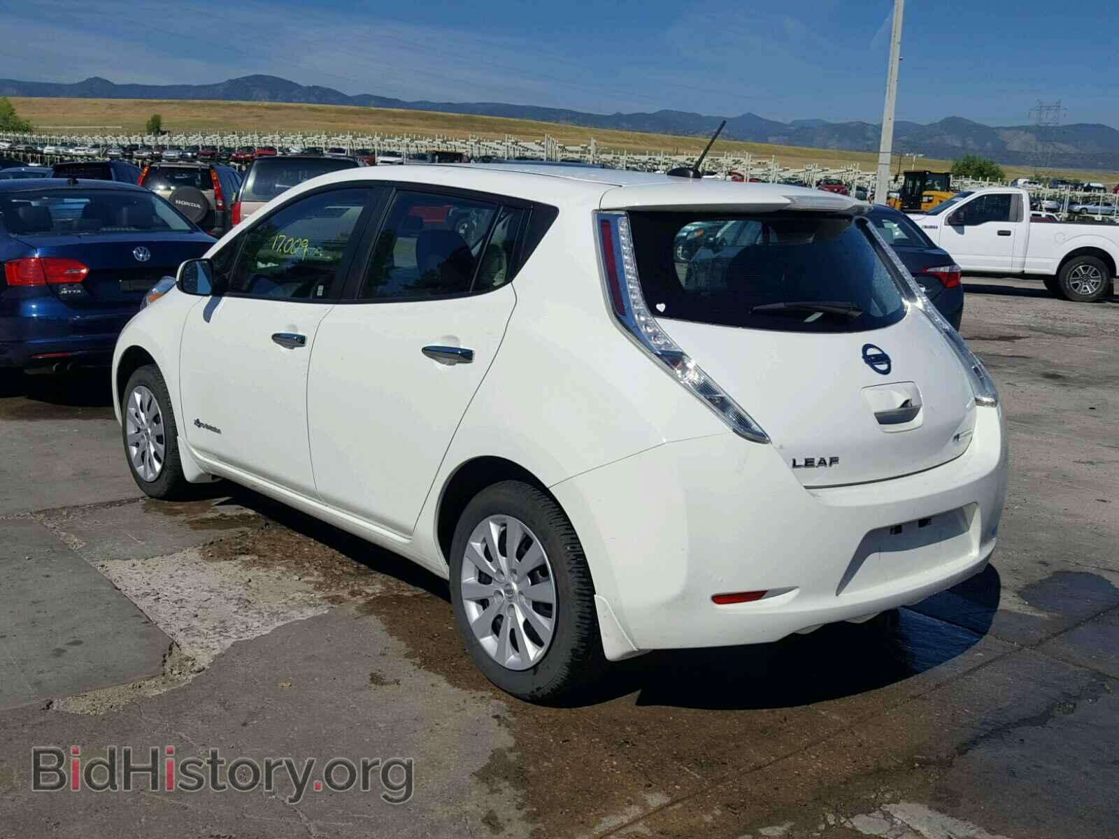 2015 NISSAN LEAF - VIN: 1N4AZ0CP7FC334753 - Фото 3