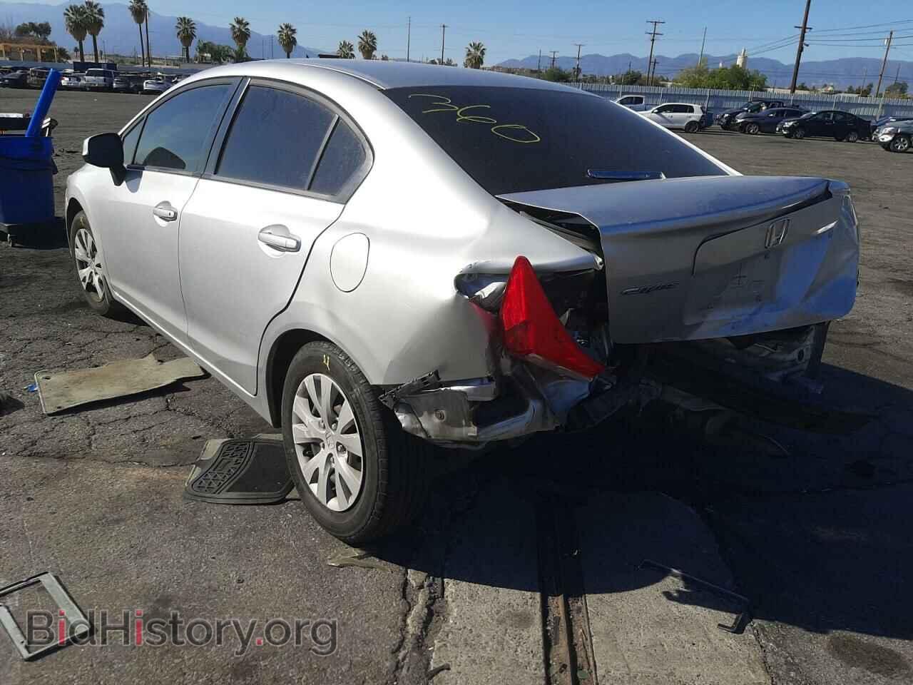 2012 HONDA CIVIC - VIN: 19XFB2F52CE341446 - Фото 3