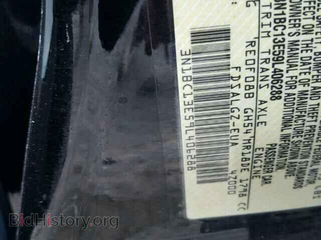 2009 NISSAN VERSA - VIN: 3N1BC13E59L406288 - Фото 10