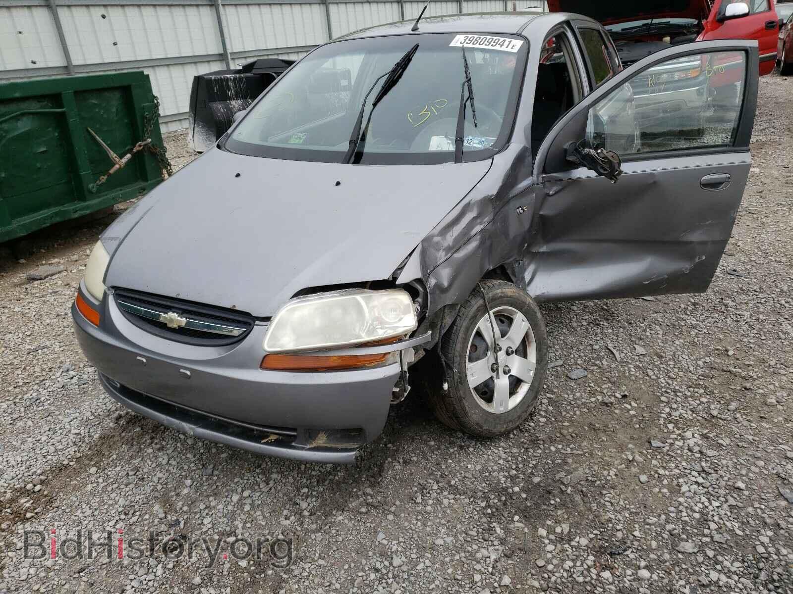 2007 CHEVROLET AVEO - VIN: KL1TD66637B795499 - Фото 2