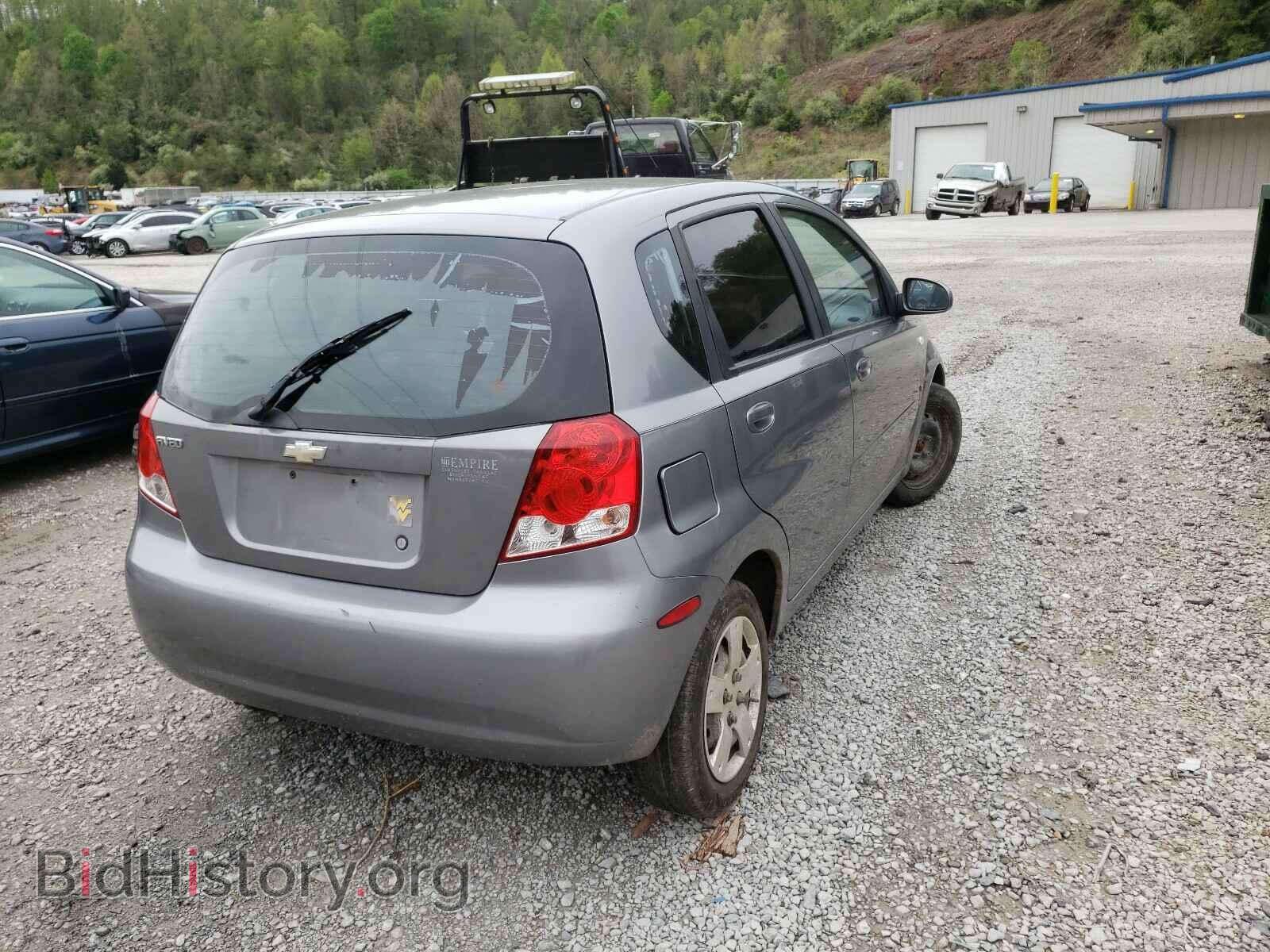 2007 CHEVROLET AVEO - VIN: KL1TD66637B795499 - Фото 4