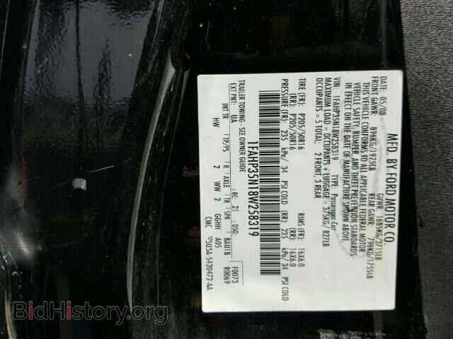 2008 FORD FOCUS - VIN: 1FAHP35N38W141583 - Фото 10