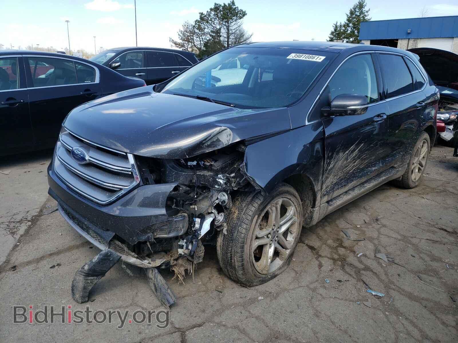 2016 FORD EDGE - VIN: 2FMPK3K86GBB16160 - Фото 2