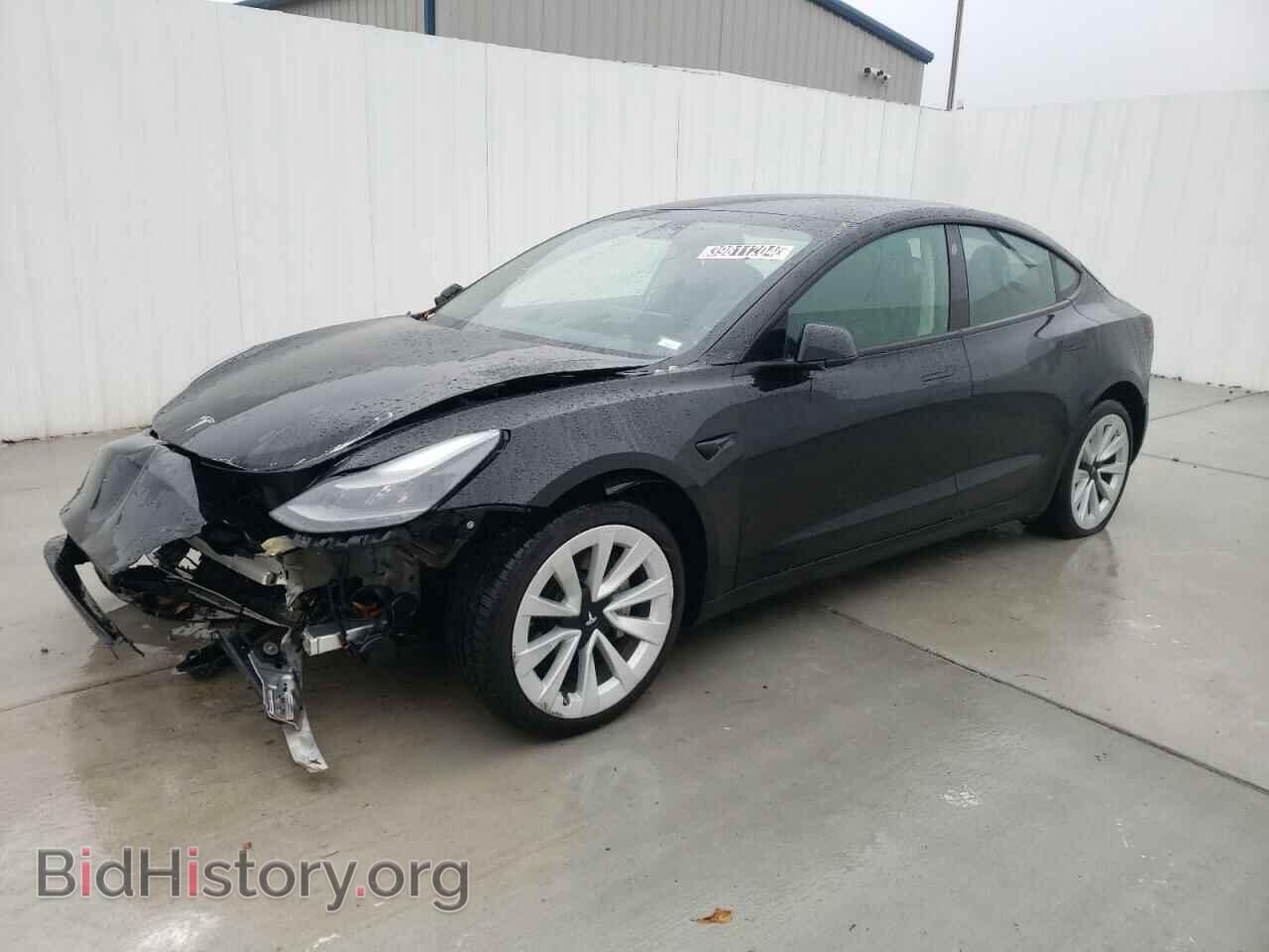 Photo 5YJ3E1EA0NF370220 - TESLA MODEL 3 2022