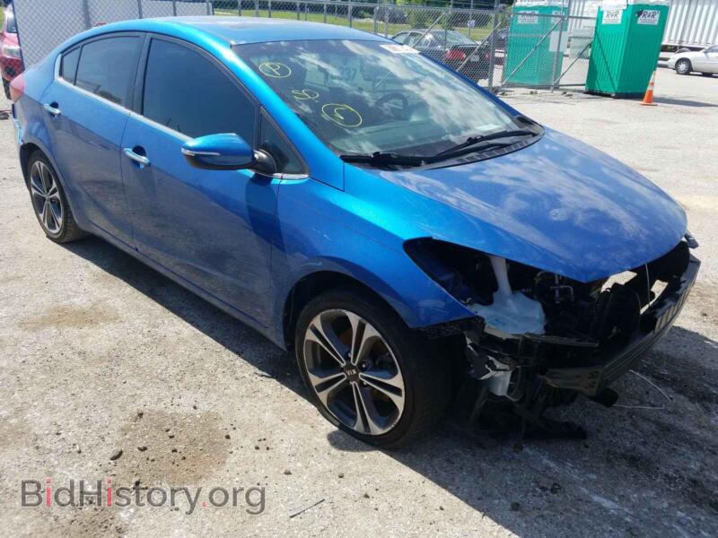 2014 Kia FORTE Forte EX (VIN KNAFZ4A86E5065227) — фото 1 из 10, Copart, повреждение: передняя часть