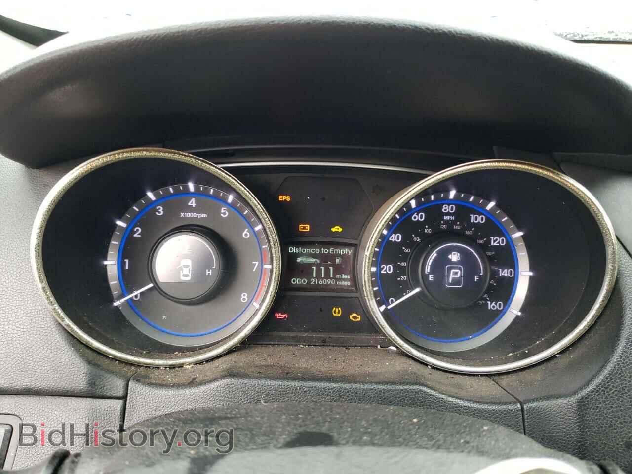 2012 HYUNDAI SONATA - VIN: 5NPEC4AB2CH461972 - Фото 9