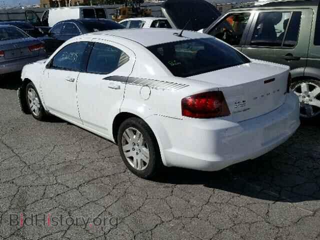 2012 DODGE AVENGER - VIN: 1C3CDZAG7CN327671 - Фото 3
