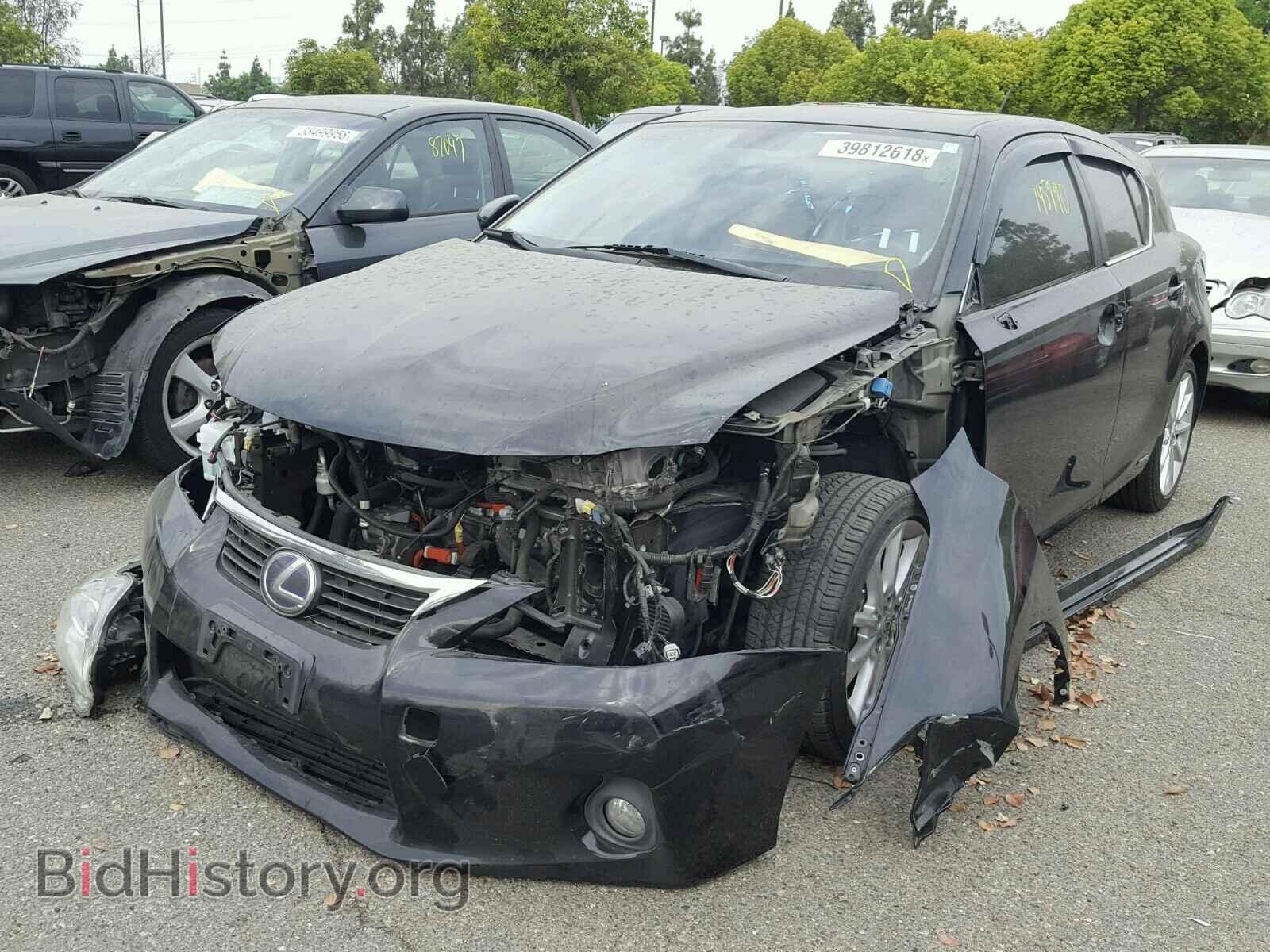 2013 LEXUS CT 200 - VIN: JTHKD5BH2D2152111 - Фото 2