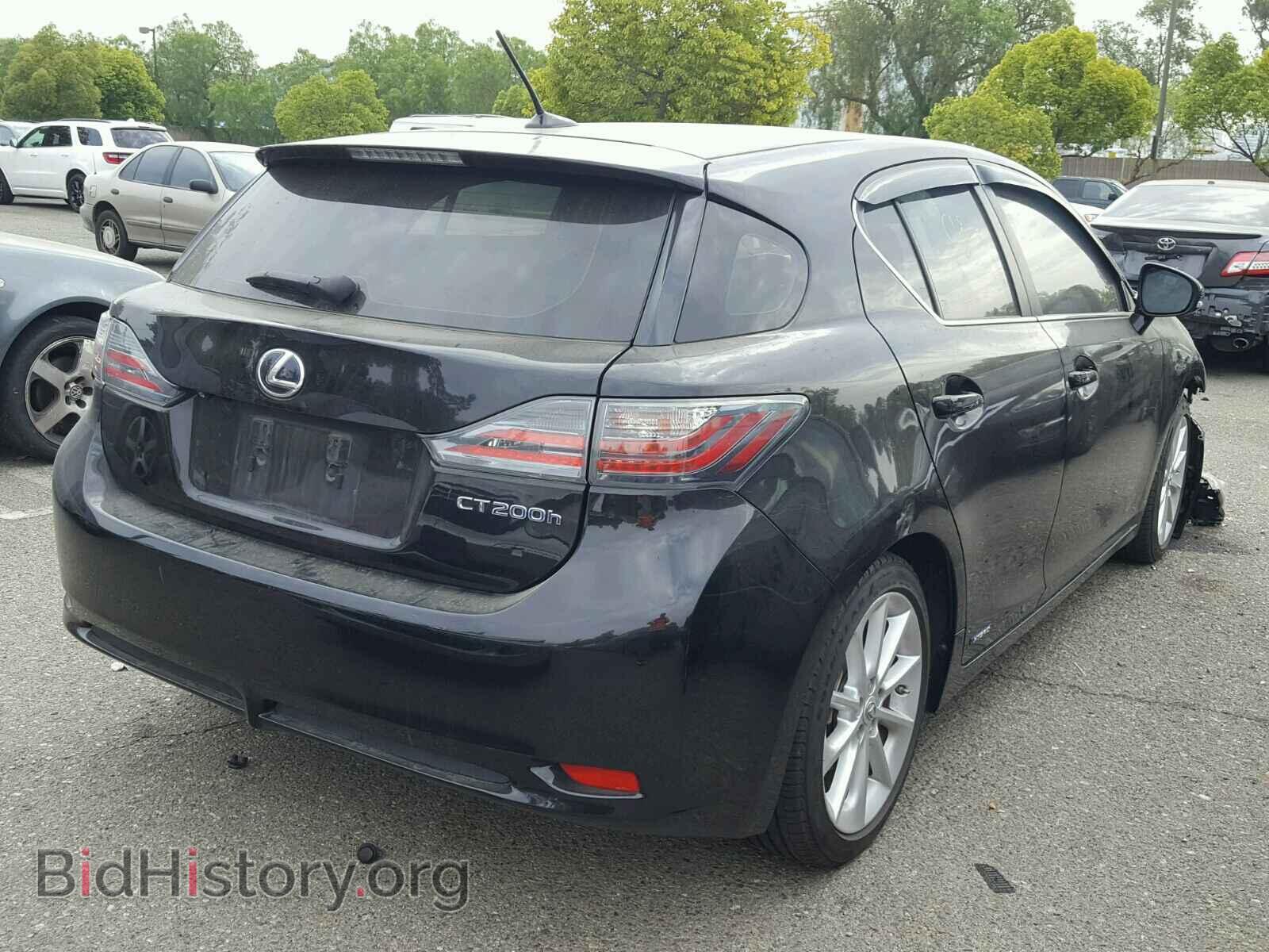 2013 LEXUS CT 200 - VIN: JTHKD5BH2D2152111 - Фото 4