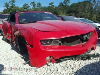 2011 Chevrolet CAMARO Camaro LT, red — VIN 2G1FC3DD2B9213288, Copart