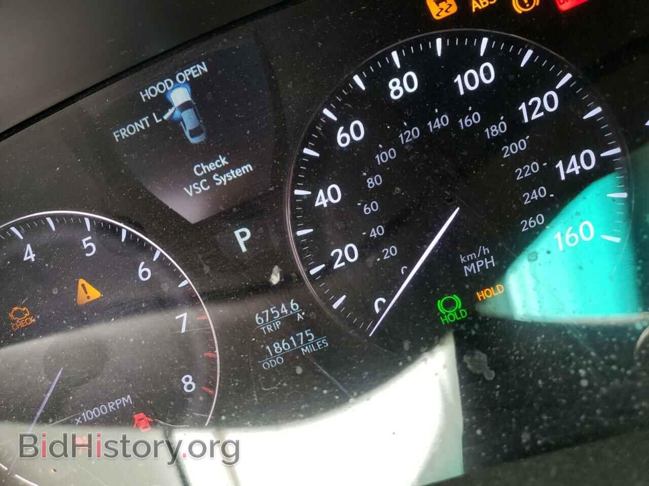 2007 LEXUS LS460 - VIN: JTHBL46F475009816 - Фото 8