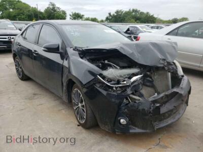 2014 Toyota COROLLA Corolla L, черный — VIN 5YFBURHE7EP111529, Copart