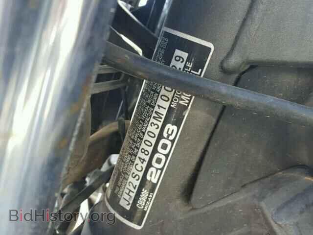 2003 HONDA CB CYCLE - VIN: JH2SC48003M100129 - Photo 10