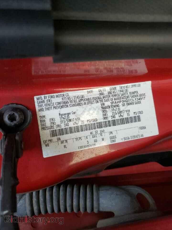 2012 FORD FOCUS - VIN: 1FAHP3H2XCL134917 - Фото 10