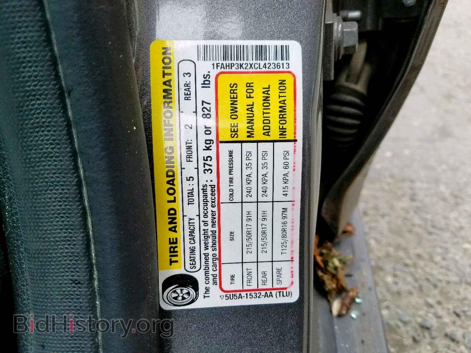 2012 FORD FOCUS SE - VIN: 1FAHP3K2XCL423613 - Фото 10