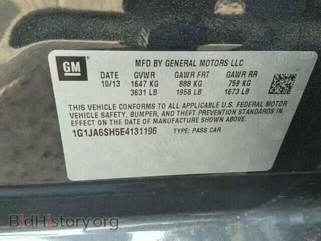 2014 CHEVROLET SONIC - VIN: 1G1JA6SH5E4131196 - Фото 10