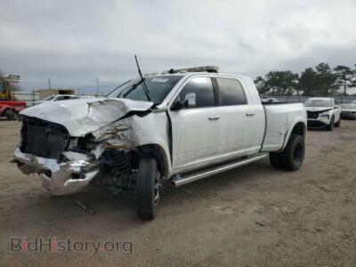 2014 RAM 3500 3500 Longh, white — VIN 3C63RRNL1EG130289, Copart