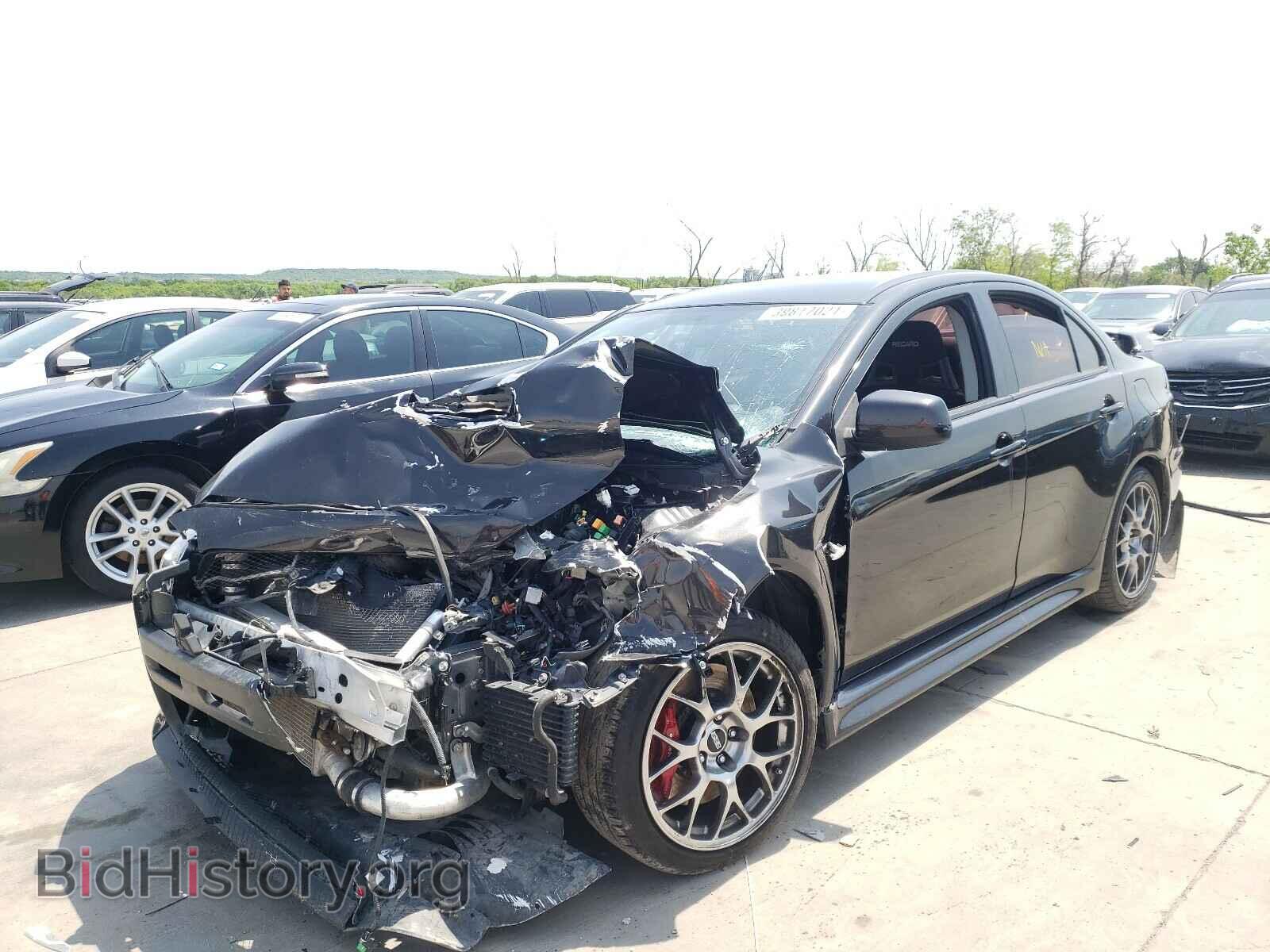 2013 MITSUBISHI EVO - VIN: JA32W5FV3DU005049 - Фото 2