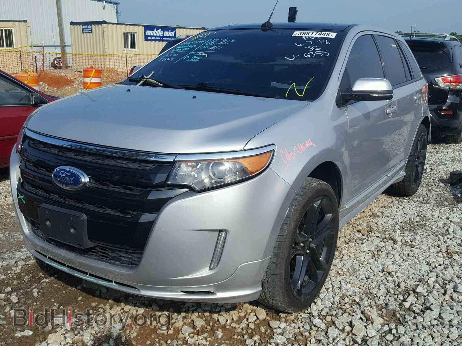 2014 FORD EDGE - VIN: 2FMDK3AK3EBB16355 - Фото 2