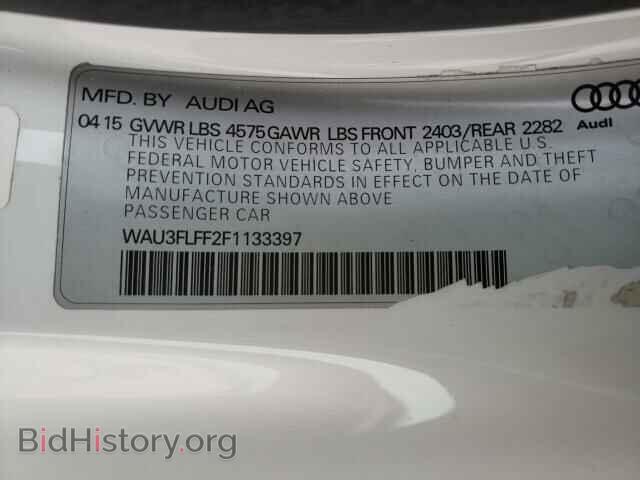 2015 AUDI A3 - VIN: WAU3FLFF2F1133397 - Фото 10