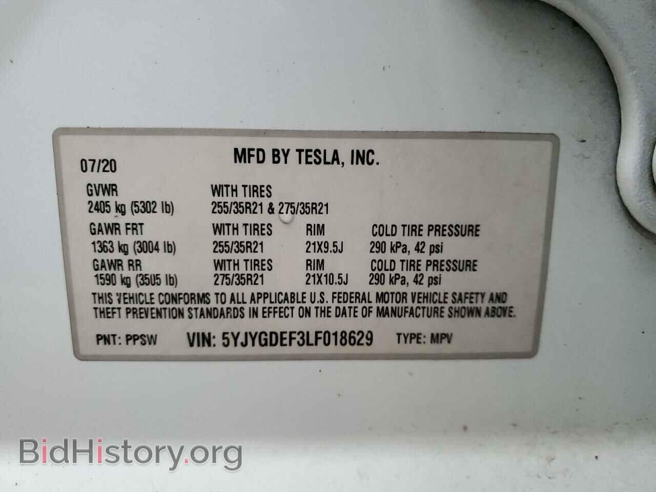 2020 TESLA MODEL Y - VIN: 5YJYGDEF3LF018629 - Photo 12