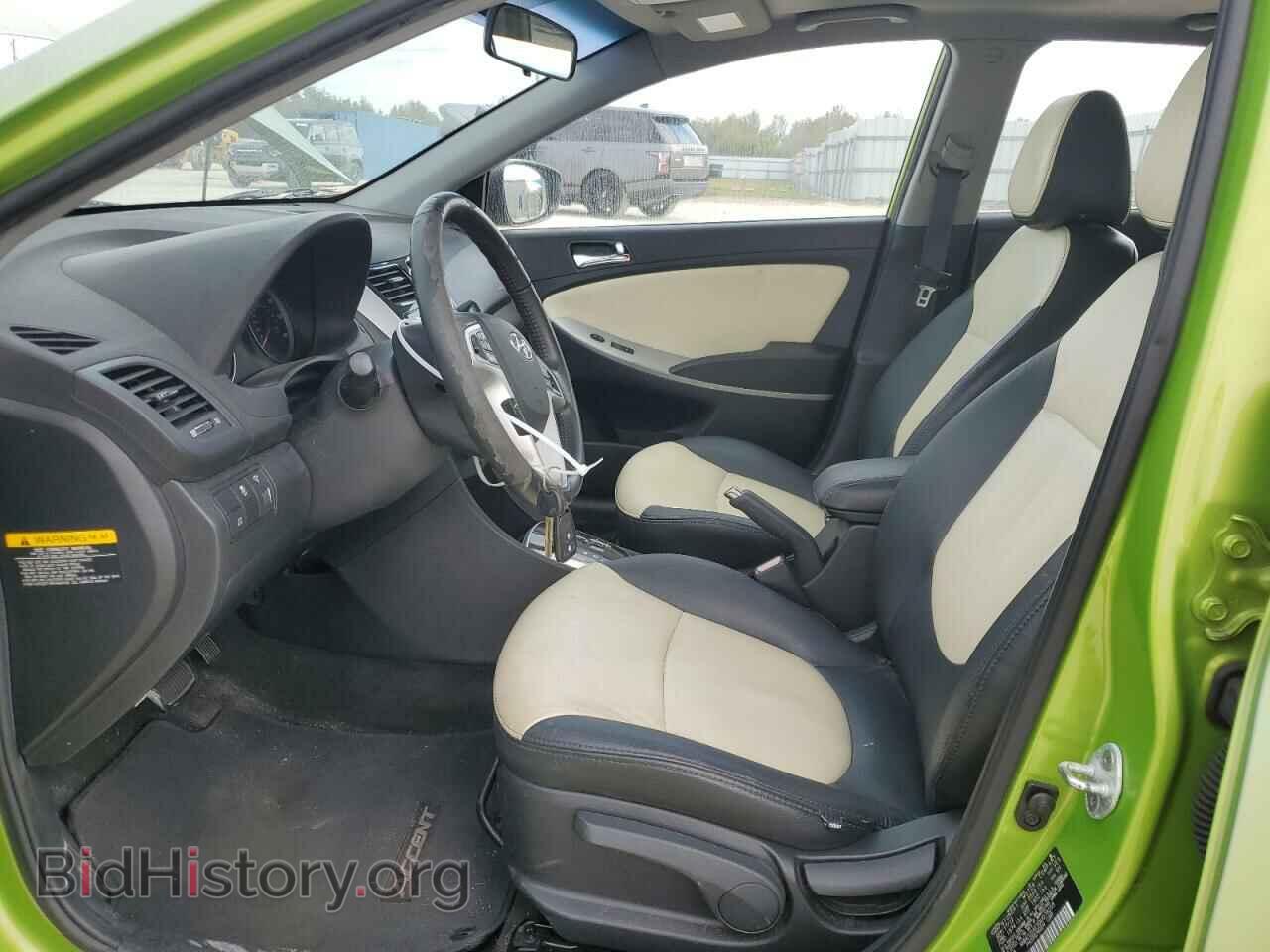2013 HYUNDAI ACCENT - VIN: KMHCU5AEXDU078255 - Фото 7