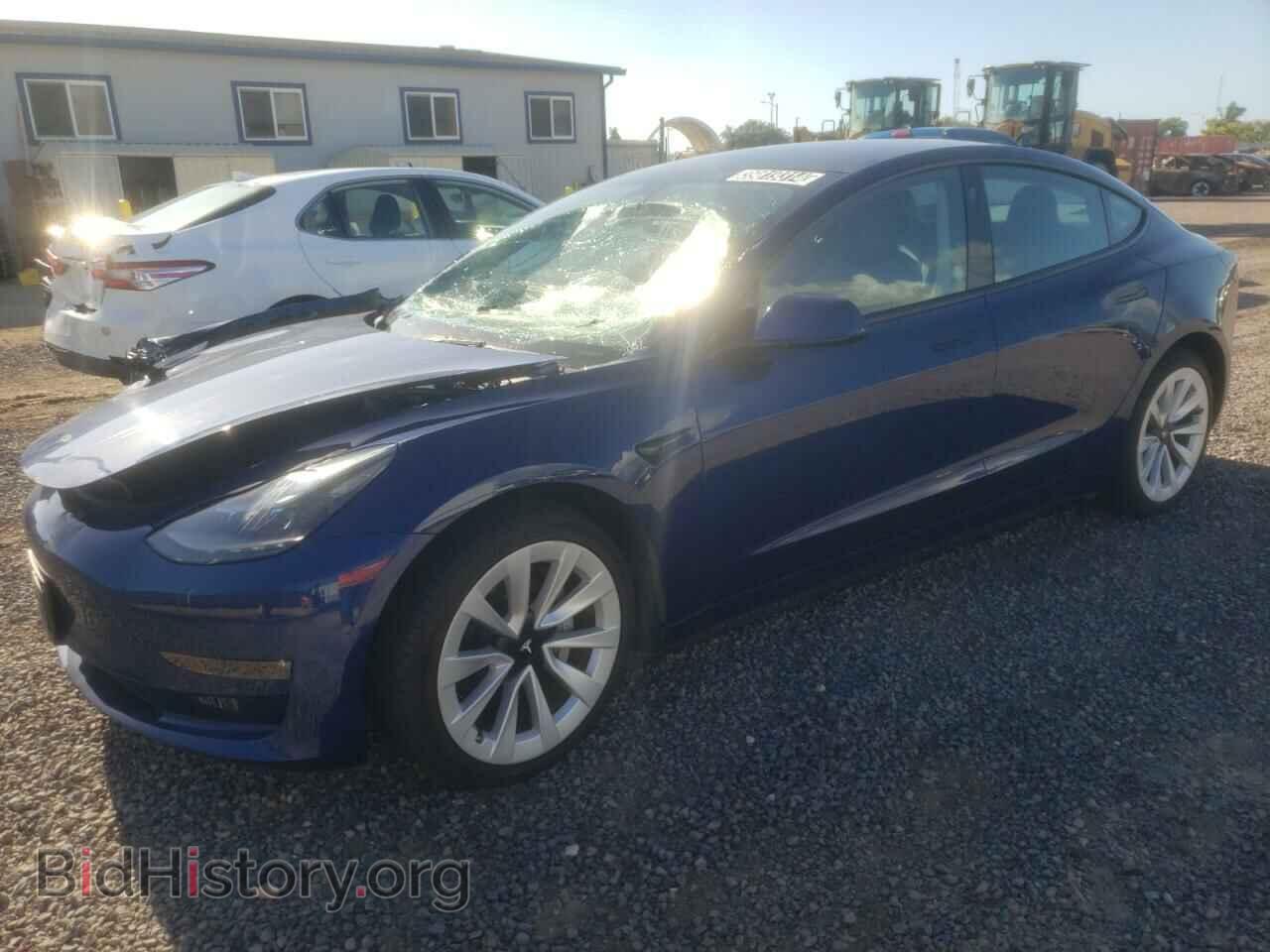 Photo 5YJ3E1EB9NF250294 - TESLA MODEL 3 2022
