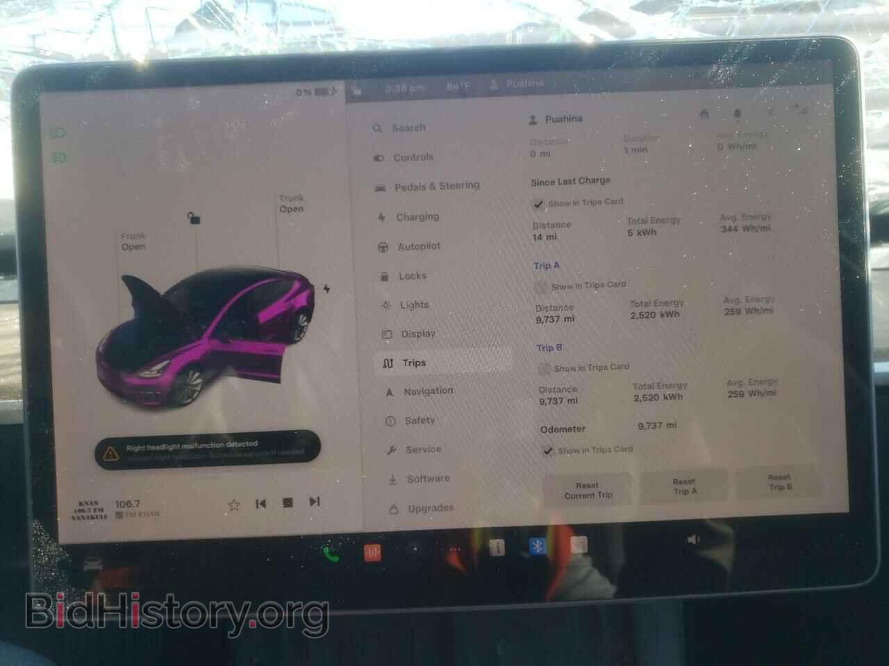 2022 TESLA MODEL 3 - VIN: 5YJ3E1EB9NF250294 - Photo 9