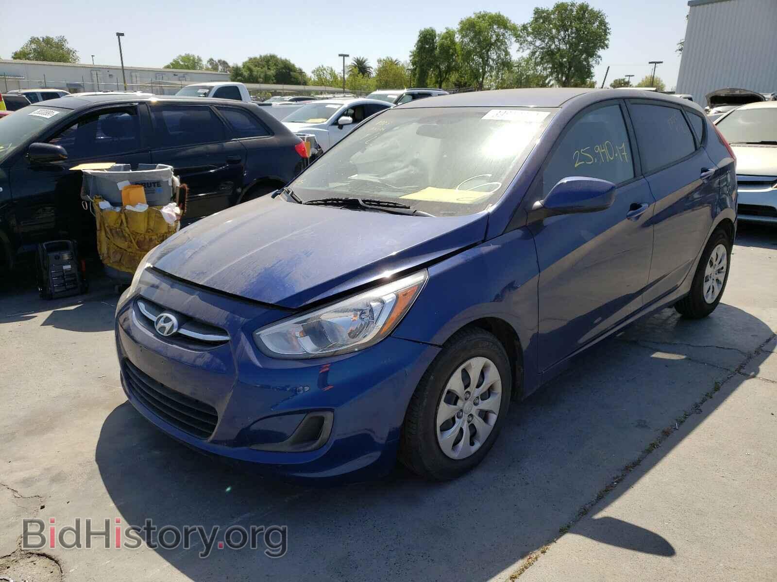 2017 HYUNDAI ACCENT - VIN: KMHCT5AE3HU344532 - Фото 2