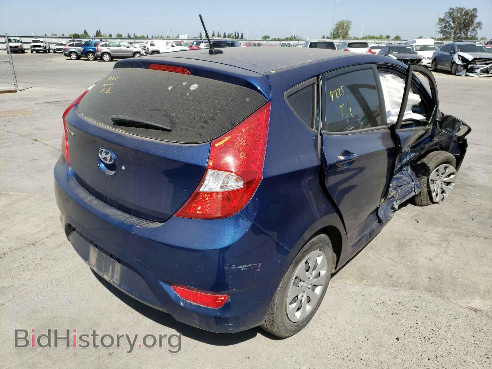 2017 HYUNDAI ACCENT - VIN: KMHCT5AE3HU344532 - Фото 4