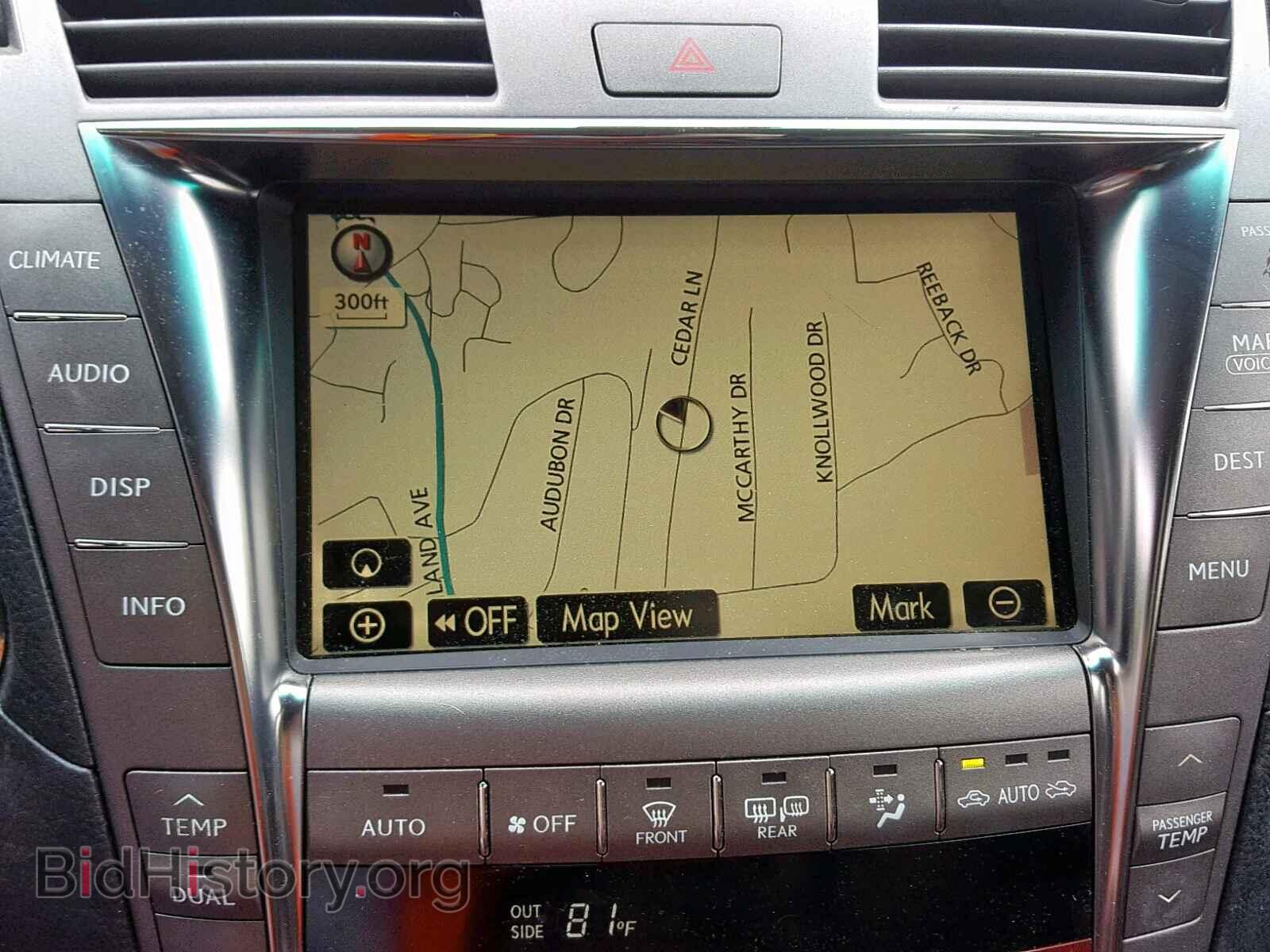 2007 LEXUS LS460 - VIN: JTHBL46F975041368 - Фото 9