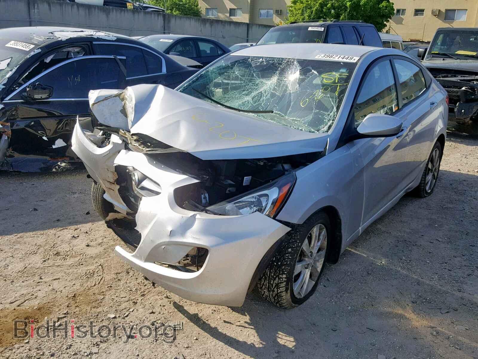 2012 HYUNDAI ACCENT - VIN: KMHCU4AE1CU123463 - Фото 2
