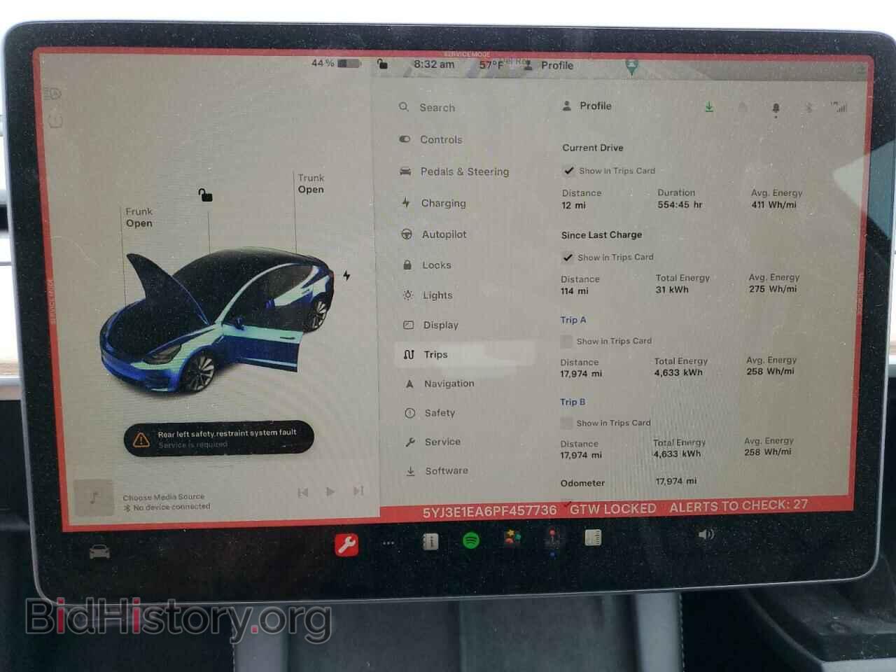 2023 TESLA MODEL 3 - VIN: 5YJ3E1EA6PF457736 - Фото 9