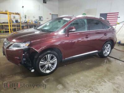 2015 Lexus RX350 RX 350 BAS, бордовый — VIN 2T2BK1BA1FC252509, Copart