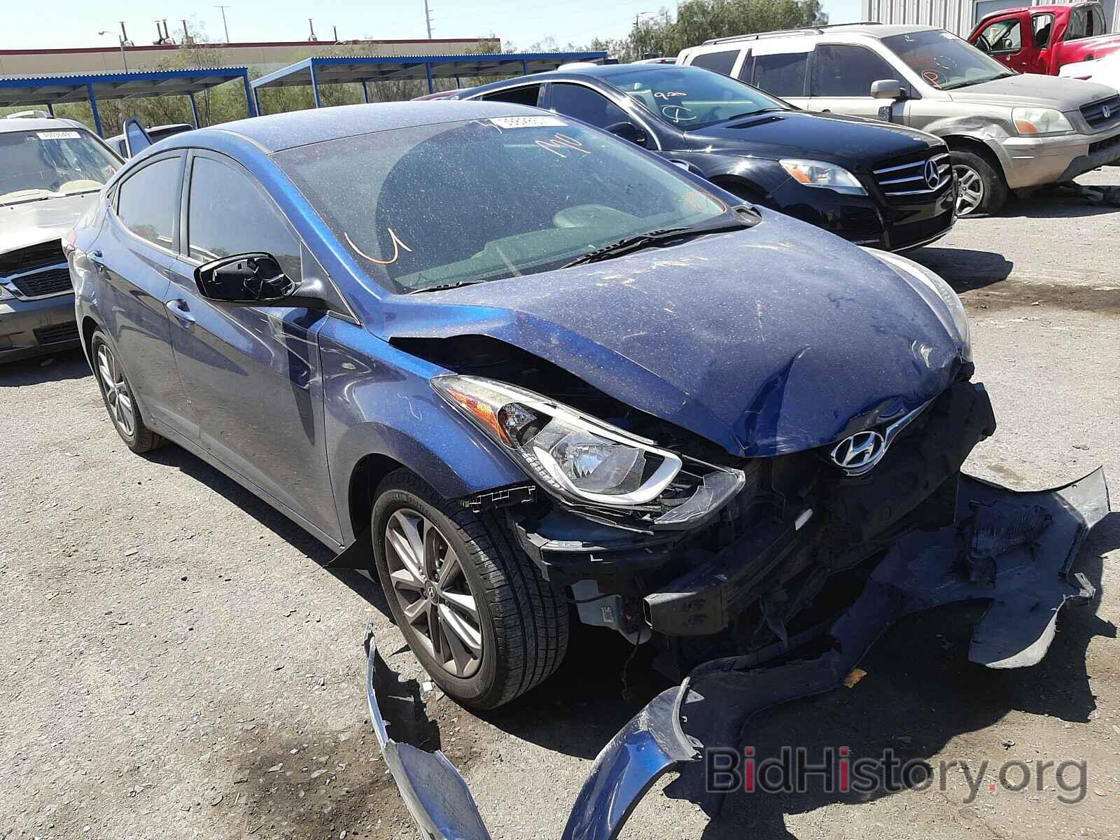 Photo 5NPDH4AE1GH739094 - HYUNDAI ELANTRA 2016