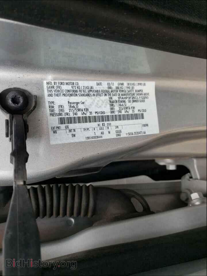 2012 FORD FOCUS - VIN: 1FAHP3F25CL112293 - Photo 10