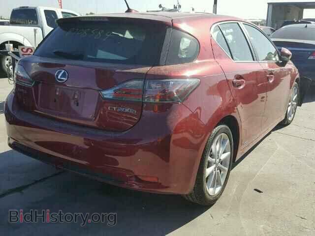 2012 LEXUS CT 200 - VIN: JTHKD5BH4C2114572 - Фото 4
